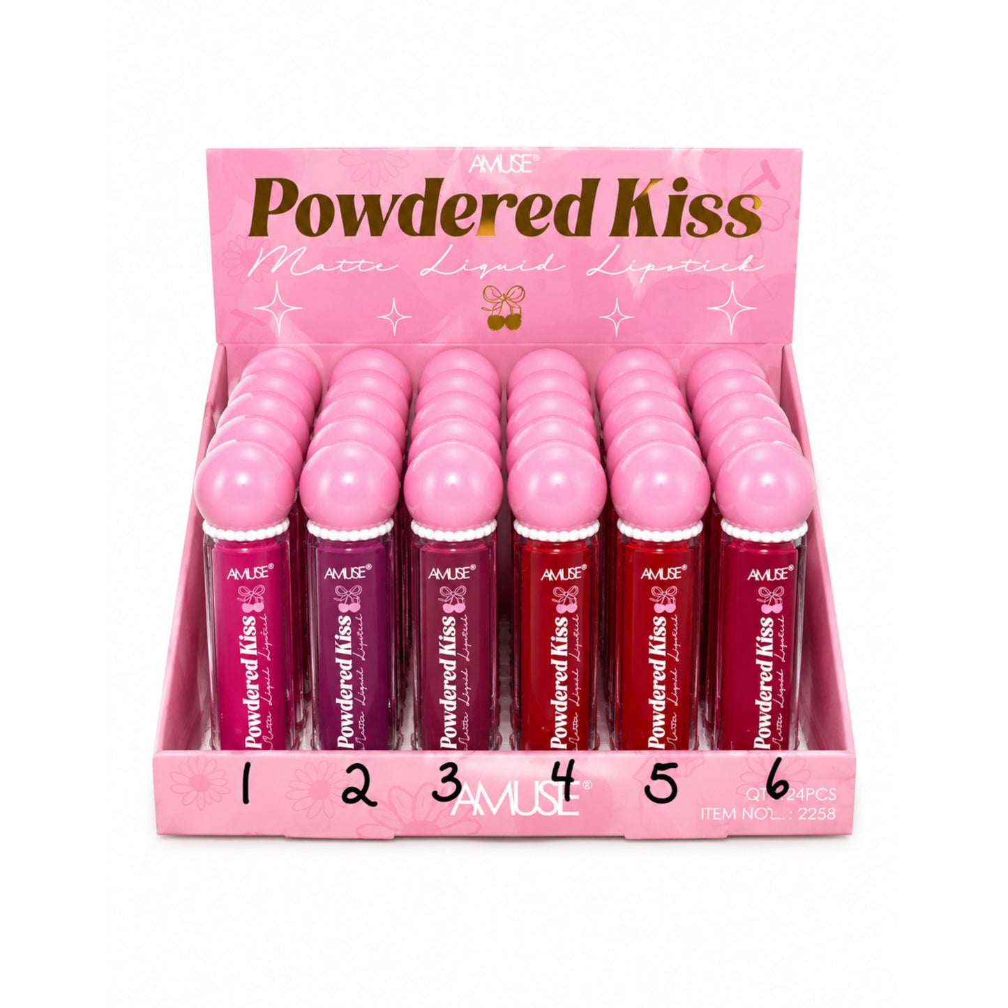 AMUSE POWDERED KISS MATTE LIQUID LIPSTICK