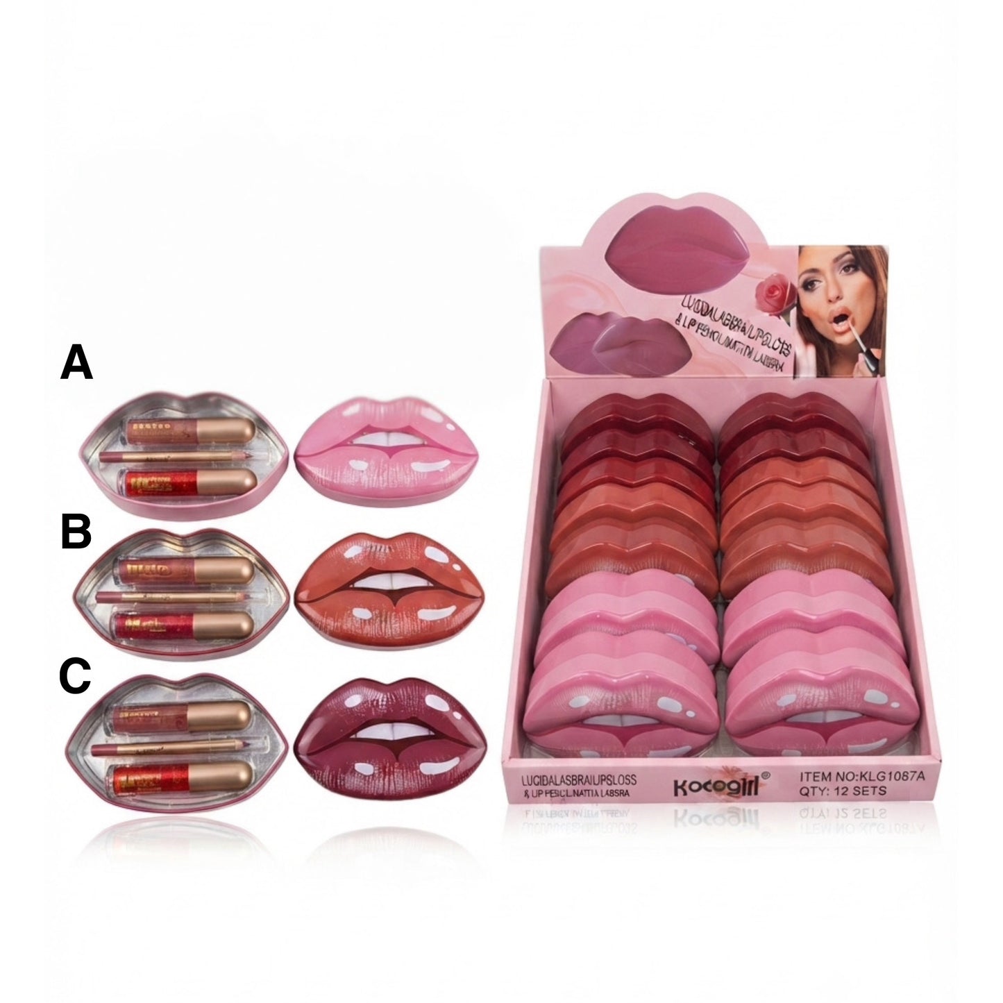 KISS FABULOUS LIP KIT