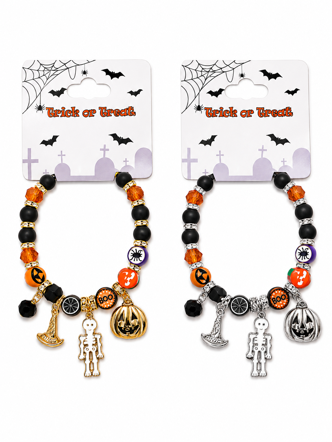 BEADED SKELETON BRACELET