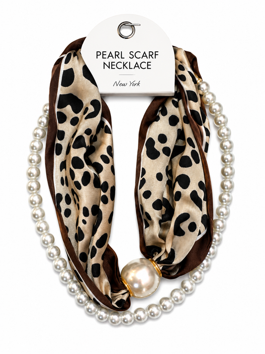 LEOPARD PEARL SCAF