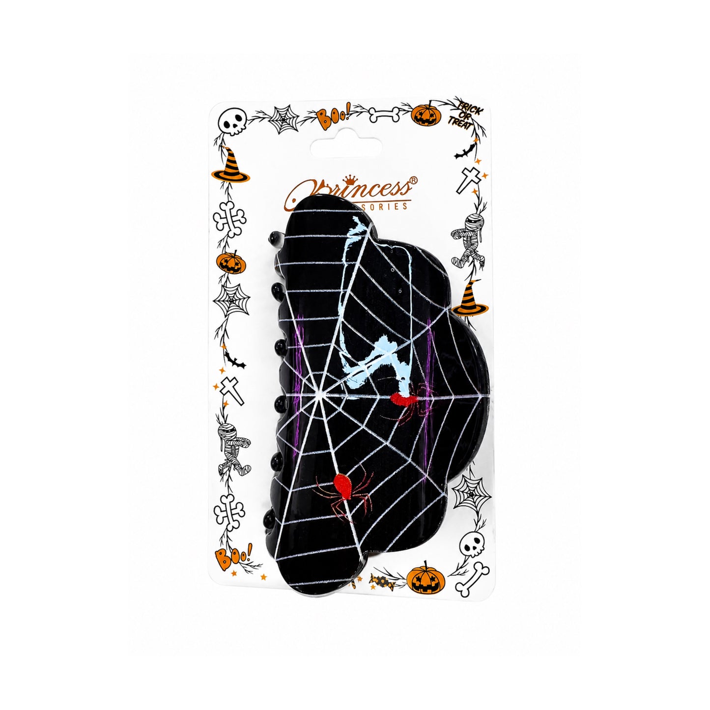 HALLOWEEN BALCK SPIDER HAIR CLIP