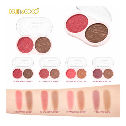 KEVIN & COCO DELIGHTFUL BLUSH & CONTOUR