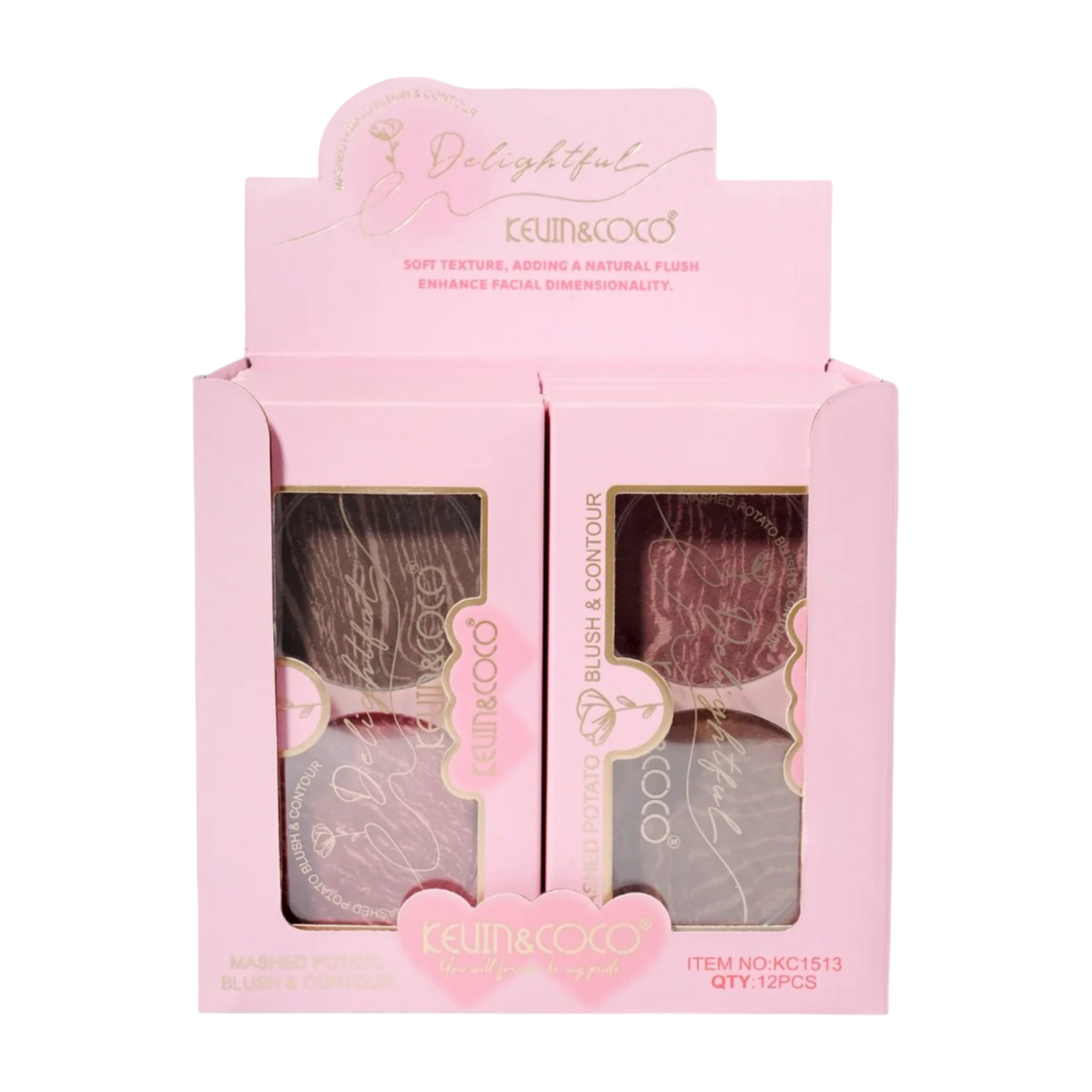 KEVIN & COCO DELIGHTFUL BLUSH & CONTOUR