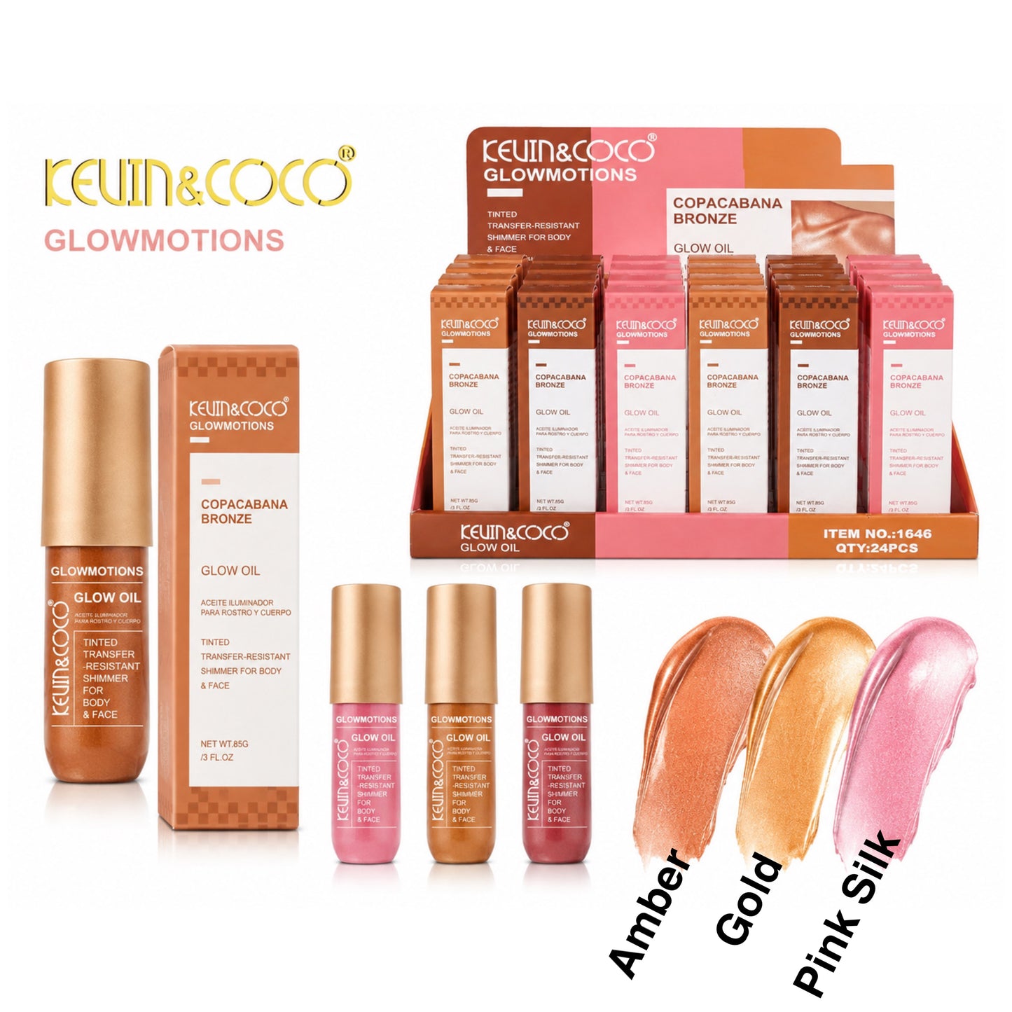 KEVIN & COCO GLOWMOTIONS COPACABANA GLOW BRONZER