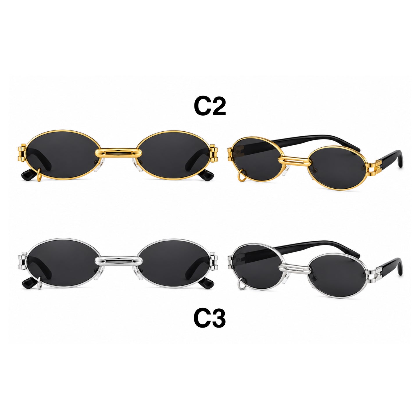 ICON OVAL SUNGLASSES C2-C3