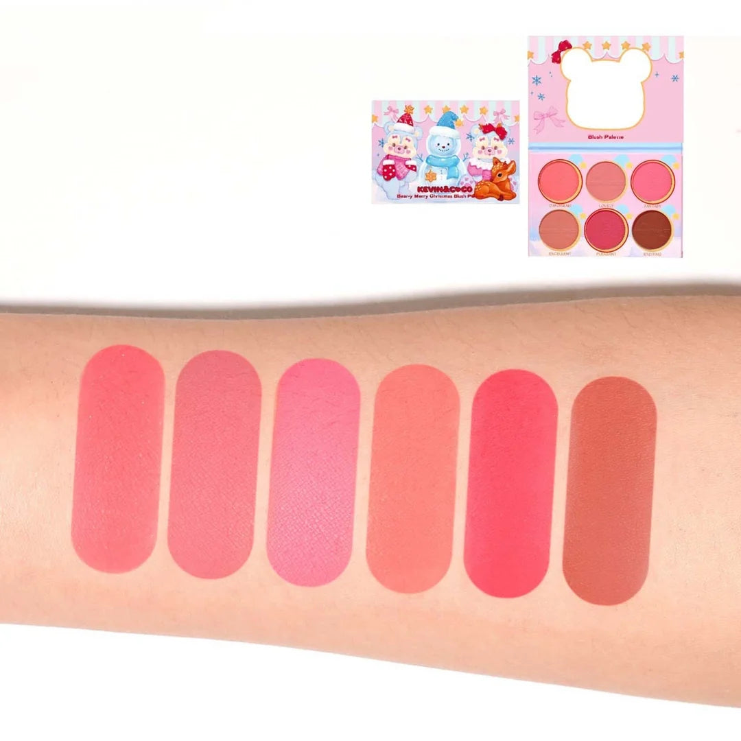 KEVIN & COCO BEAR-Y CHRISTMAS BLUSH PALETTE