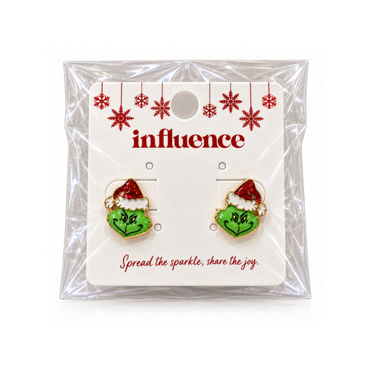 GRINCHMAS STUD EARRING