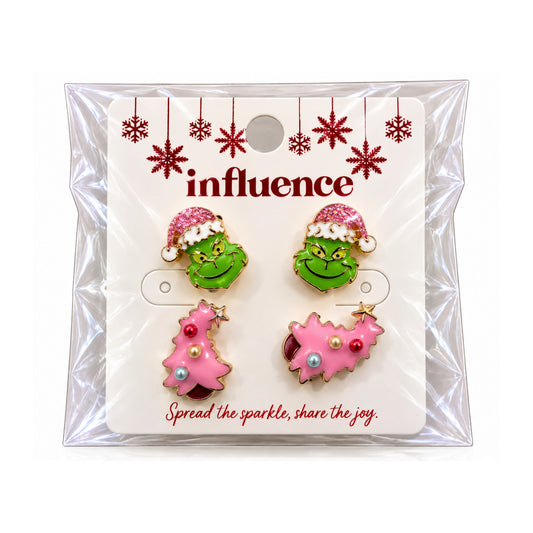 GRINCHMAS DUO EARRINGS