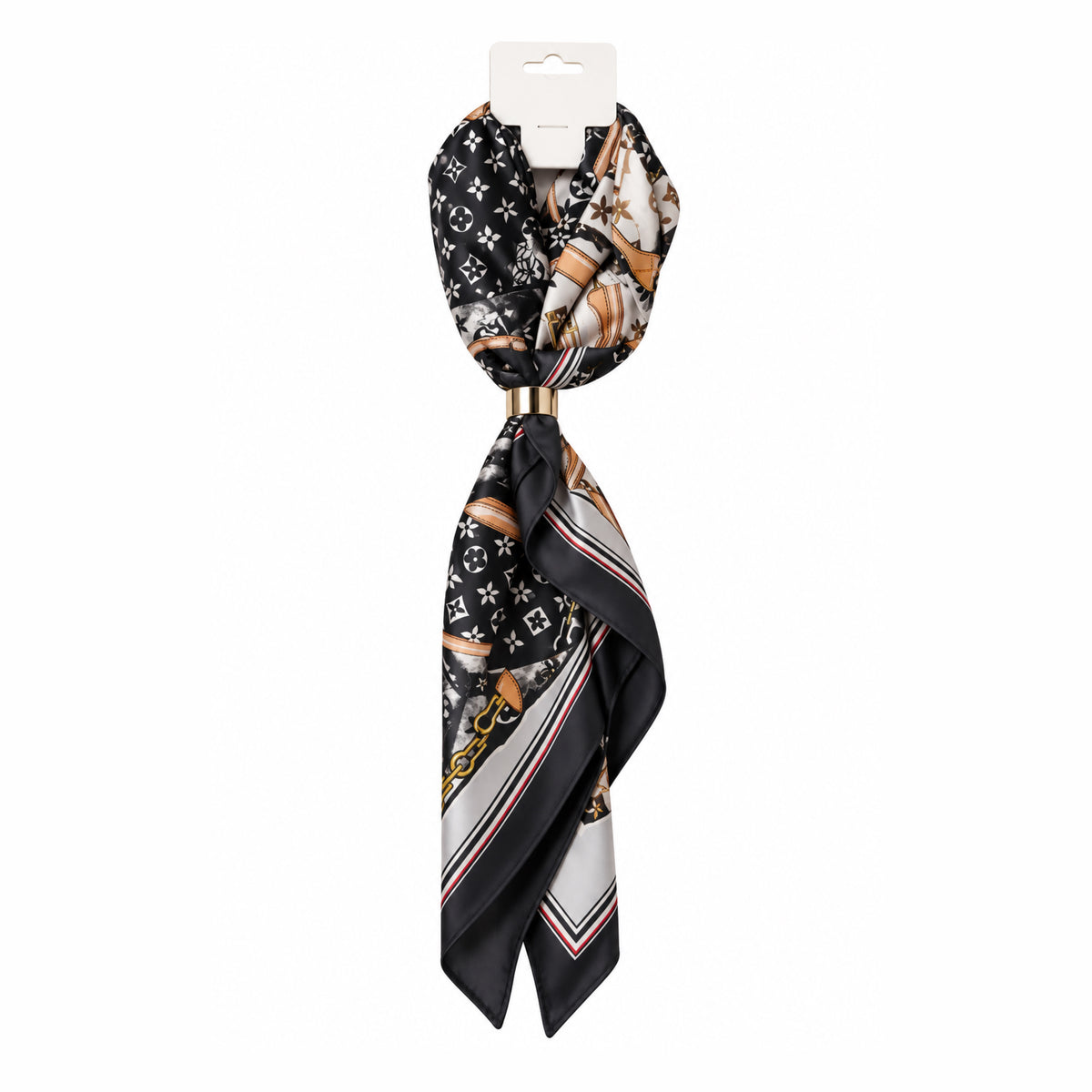 MIDNIGHT LUXE SILK SCARF 402