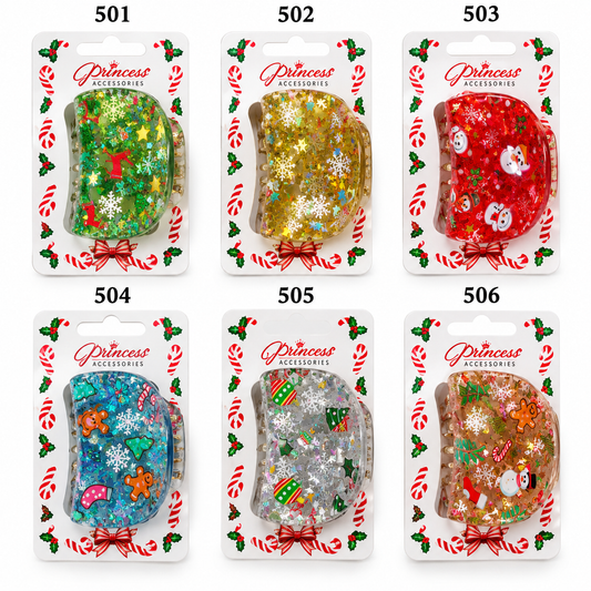 SANTA BABY HAIR CLAW