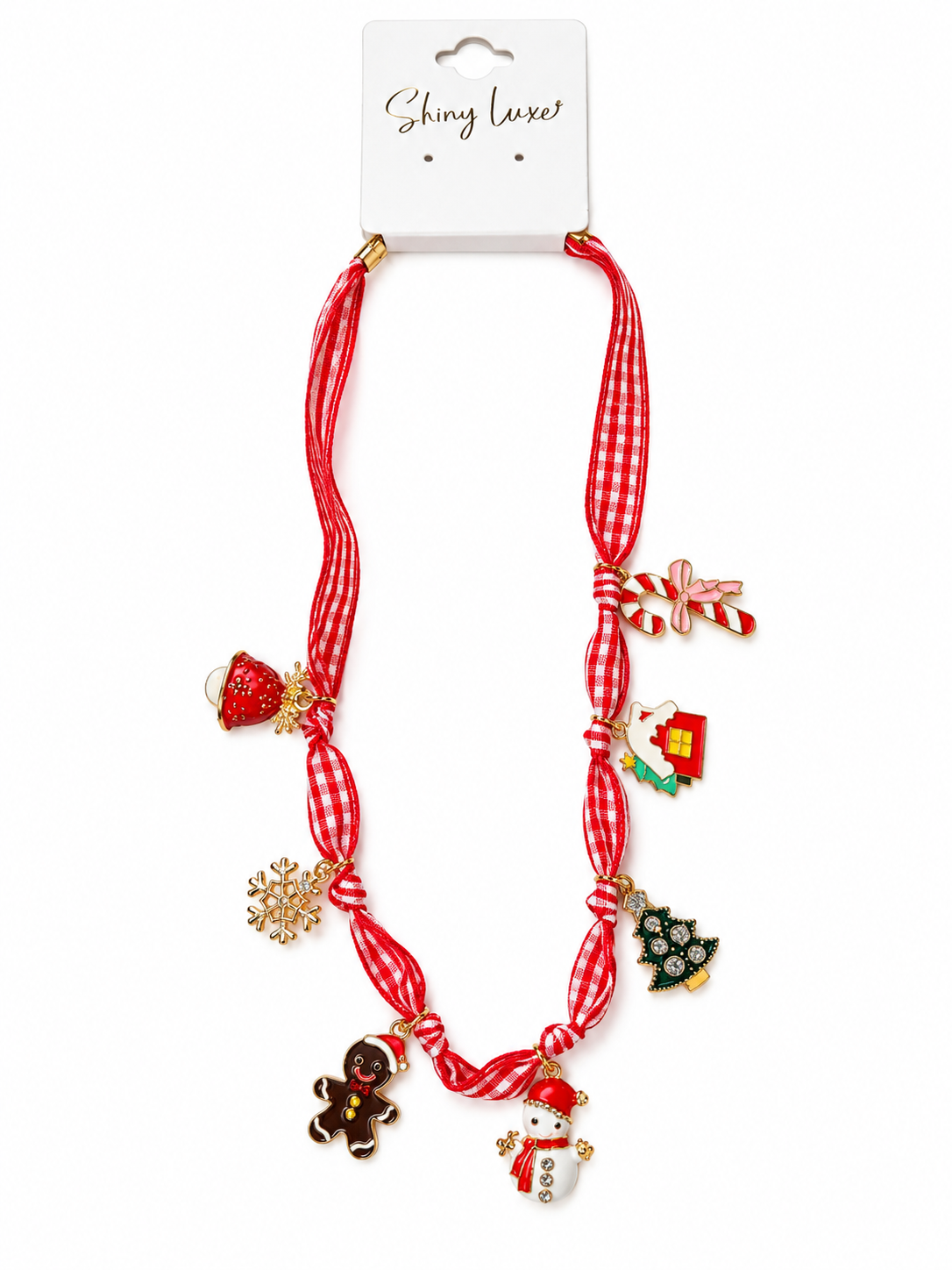 Collar navideño con dijes