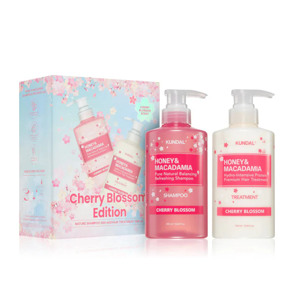 KUNDAL CHERRY BLOSSOM EDITON HAIR SET SHAMPOO