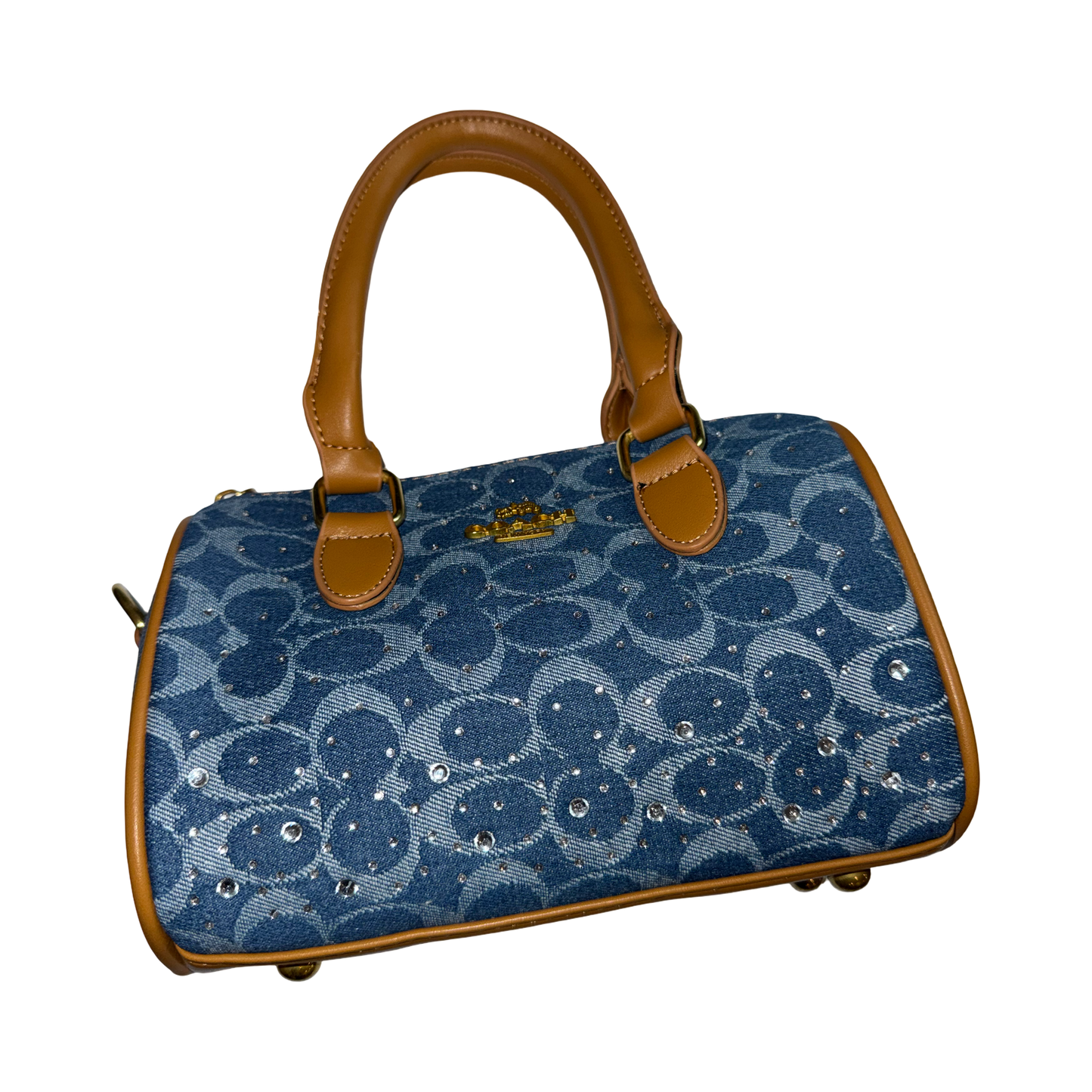 COACH BLUE JEAN BLING BAG