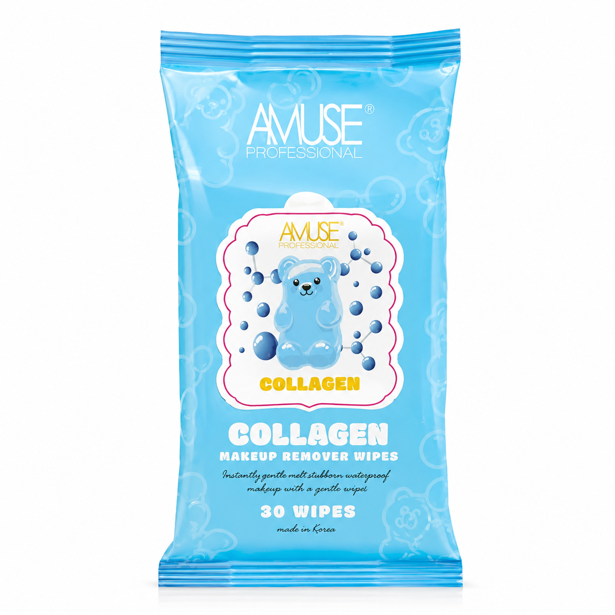AMUSE COLLAGEN MAKEUP WIPES