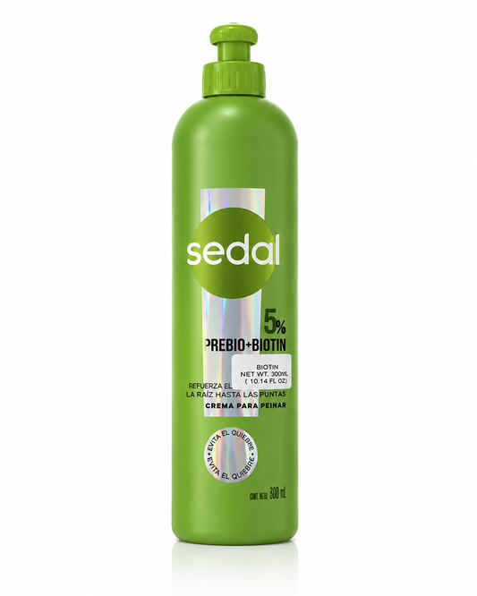 SEDAL BRILLO CERAMIDES CREMA PARA PEINAR PREBIO + BIOTIN