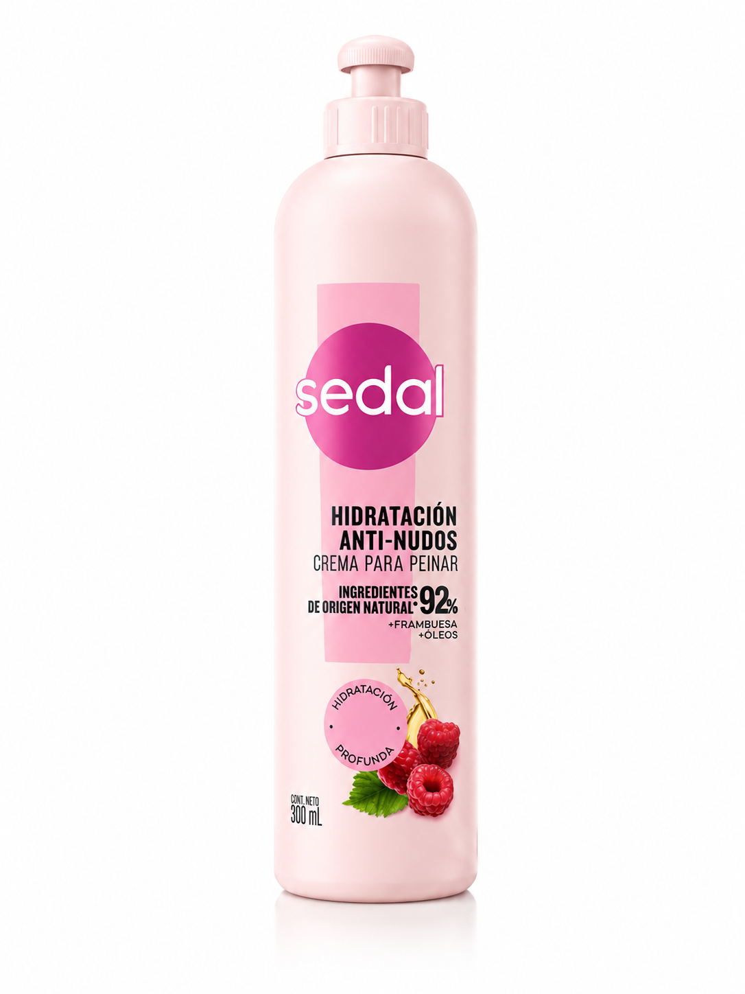 SEDAL HIDRATACION ANTI - NUDOS CREMA PARA PEINAR FRAMBUESA