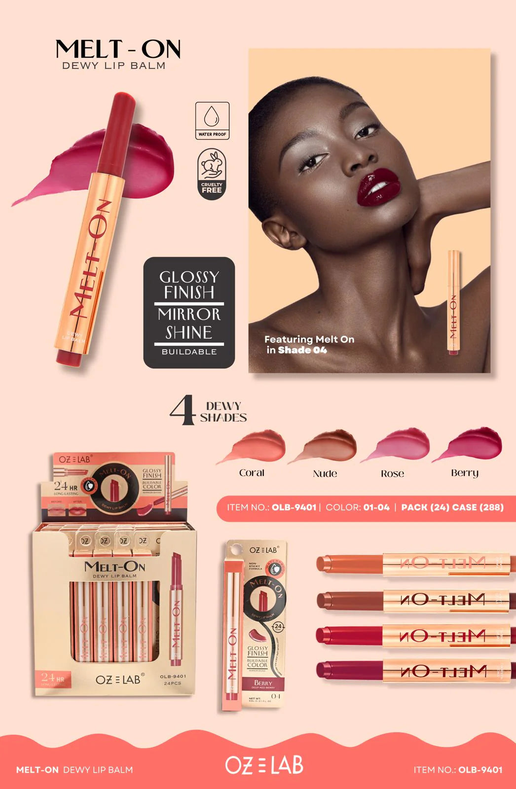 OZ LAB MELT ON DEWY LIP BALM