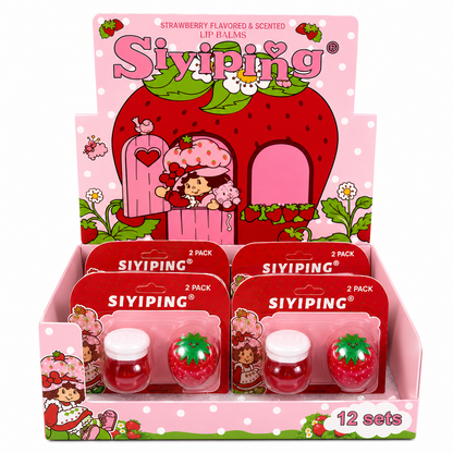 SIYIPING STRAWBERRY LIP BALM SET