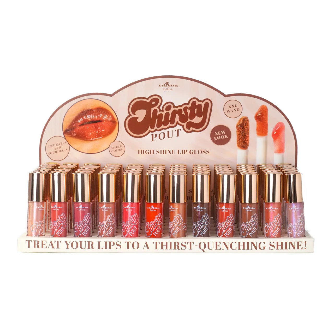 ITALIA DELUXE THIRSTY POUT LIP GLOSS