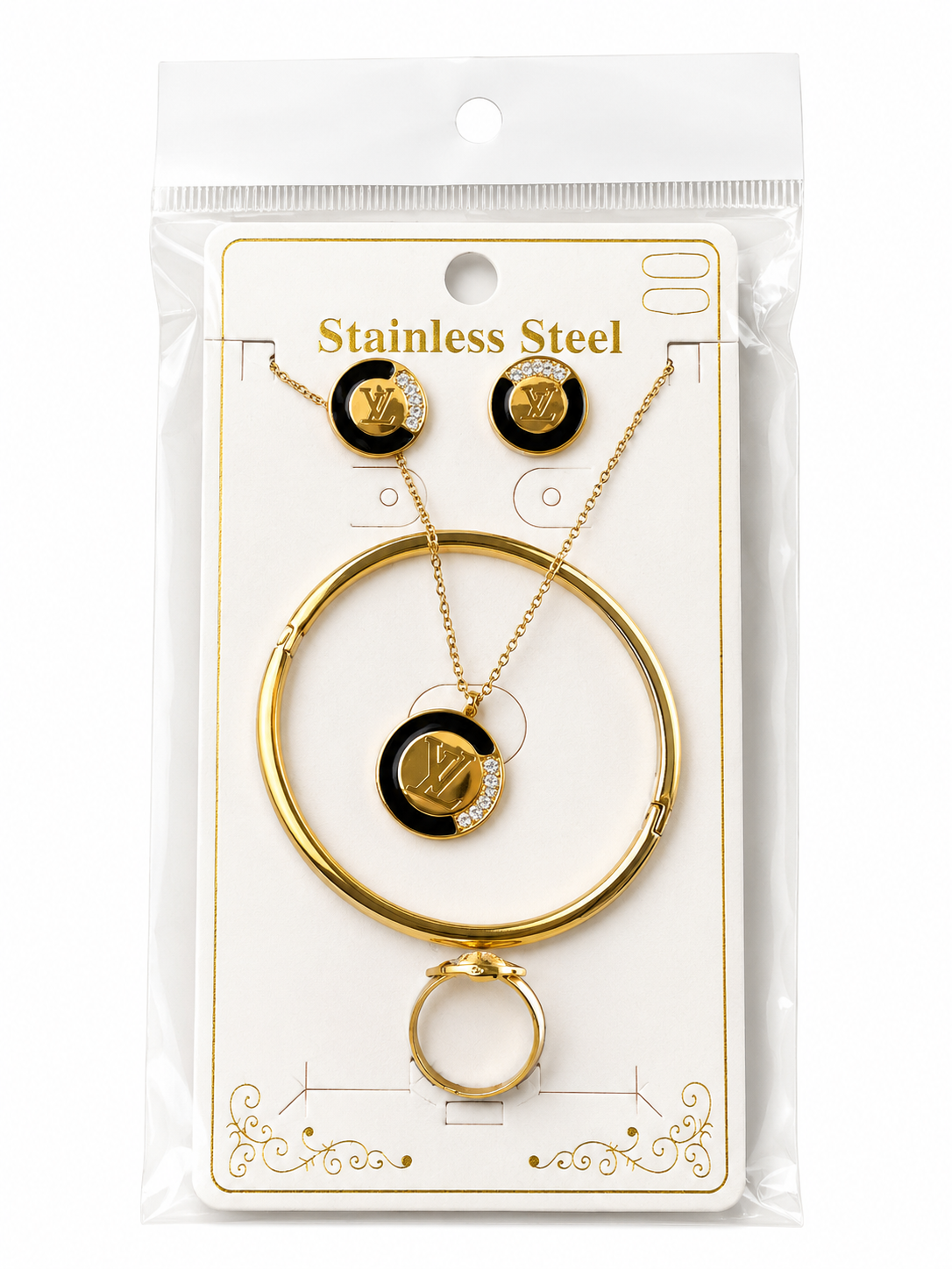 STAINLESS STEEL LV SET
