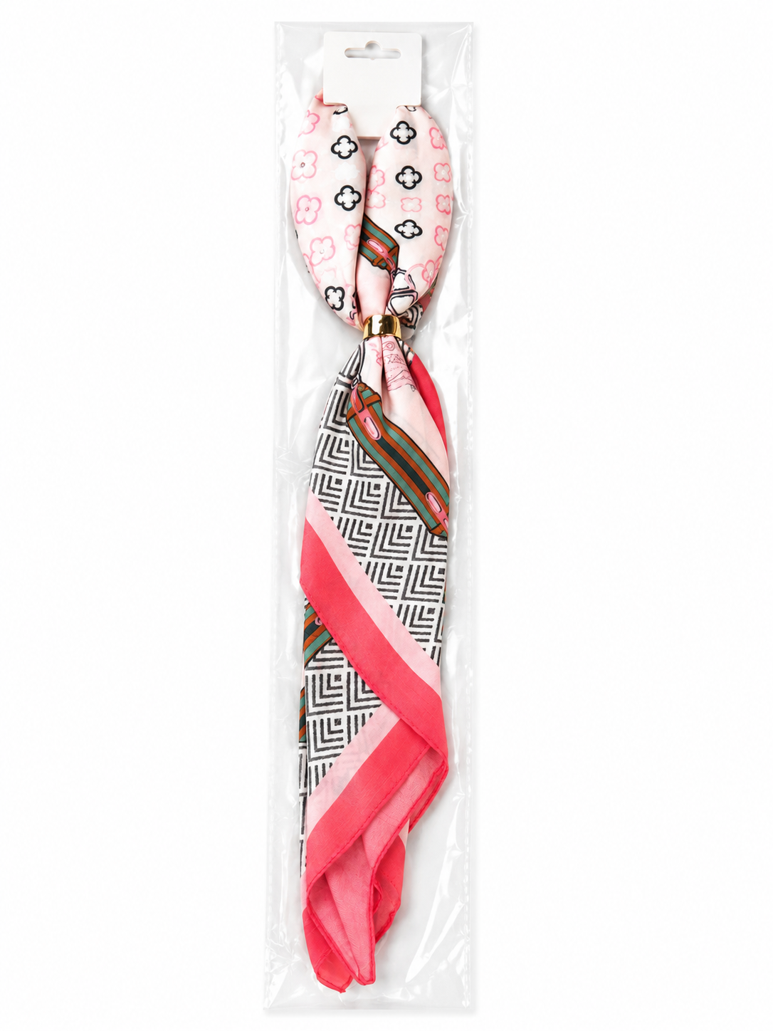 CLOVER PINK SCARF