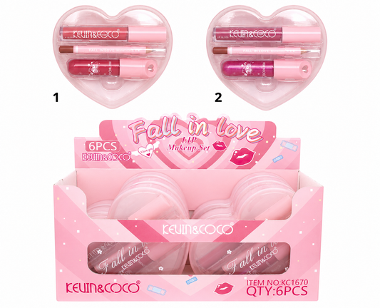 KEVIN AND COCO FALL IN LOVE LIP MAKEUP SET