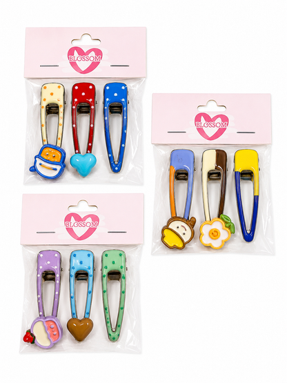 CUTE CHARM CLIP SET