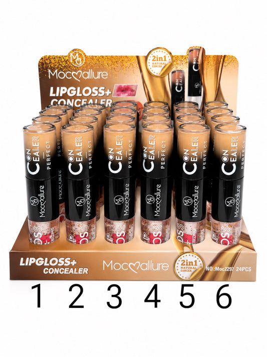 CONCEALER + LIPGLOSS
