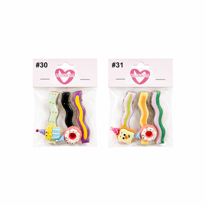 DESSERT HAIR CLIPS
