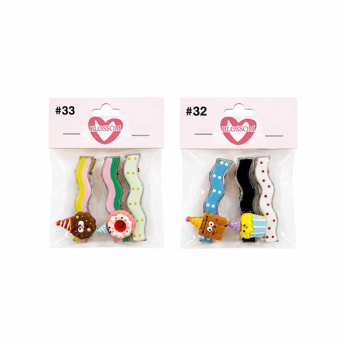 DESSERT HAIR CLIPS
