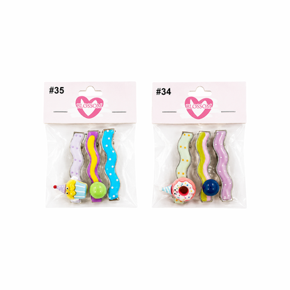 DESSERT HAIR CLIPS
