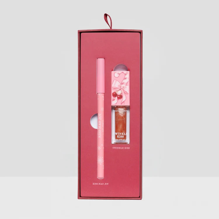Xmas 2026 Merry Kiss-Mas! Tinted Luxe Lip Oil & Wooden Lip Pencil Duo