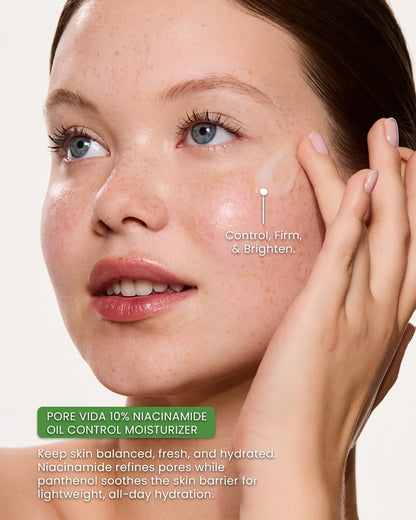 Pore Vida 10% Niacinamide Oil Control Moisturizer