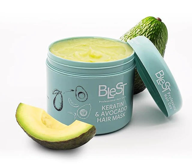 BLEST Keratin & Avocado Hair Mask, mascarilla capilar de keratina y aguacate