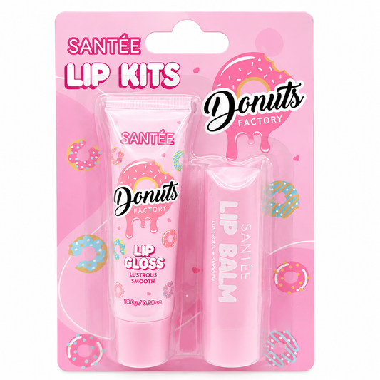 SANTEE DONUT FACTORY LIP KITS GLOSS & BALM