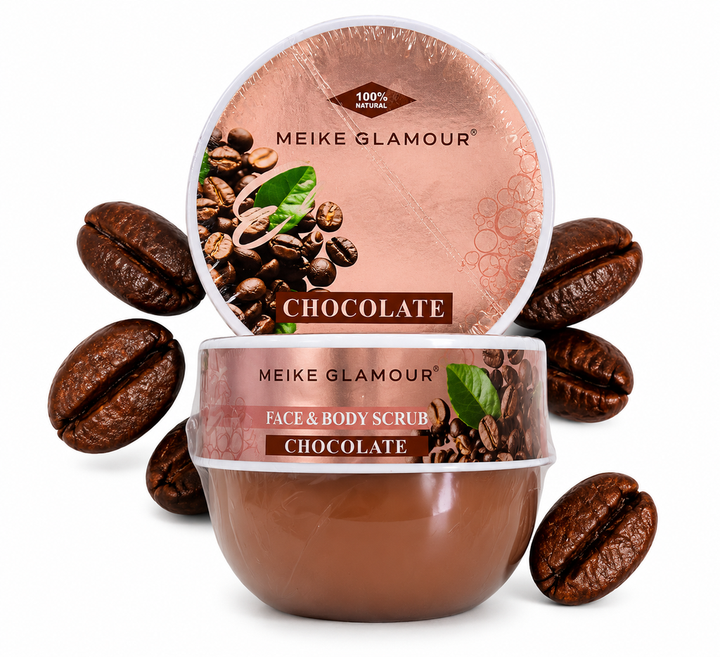 Meike Glamour exfoliante de chocolate para rostro y cuerpo
