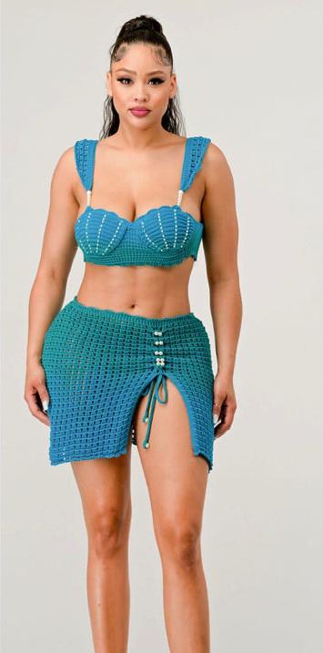 Mermaid Set | Chic Women's Two-Piece Outfit