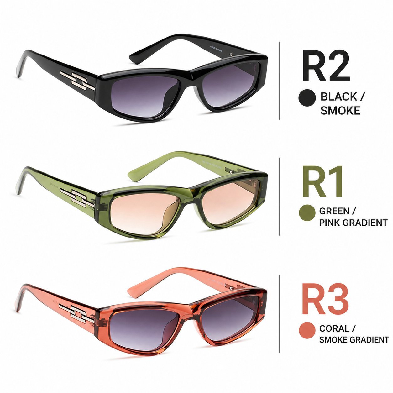 Unique Round Square Sunglasses