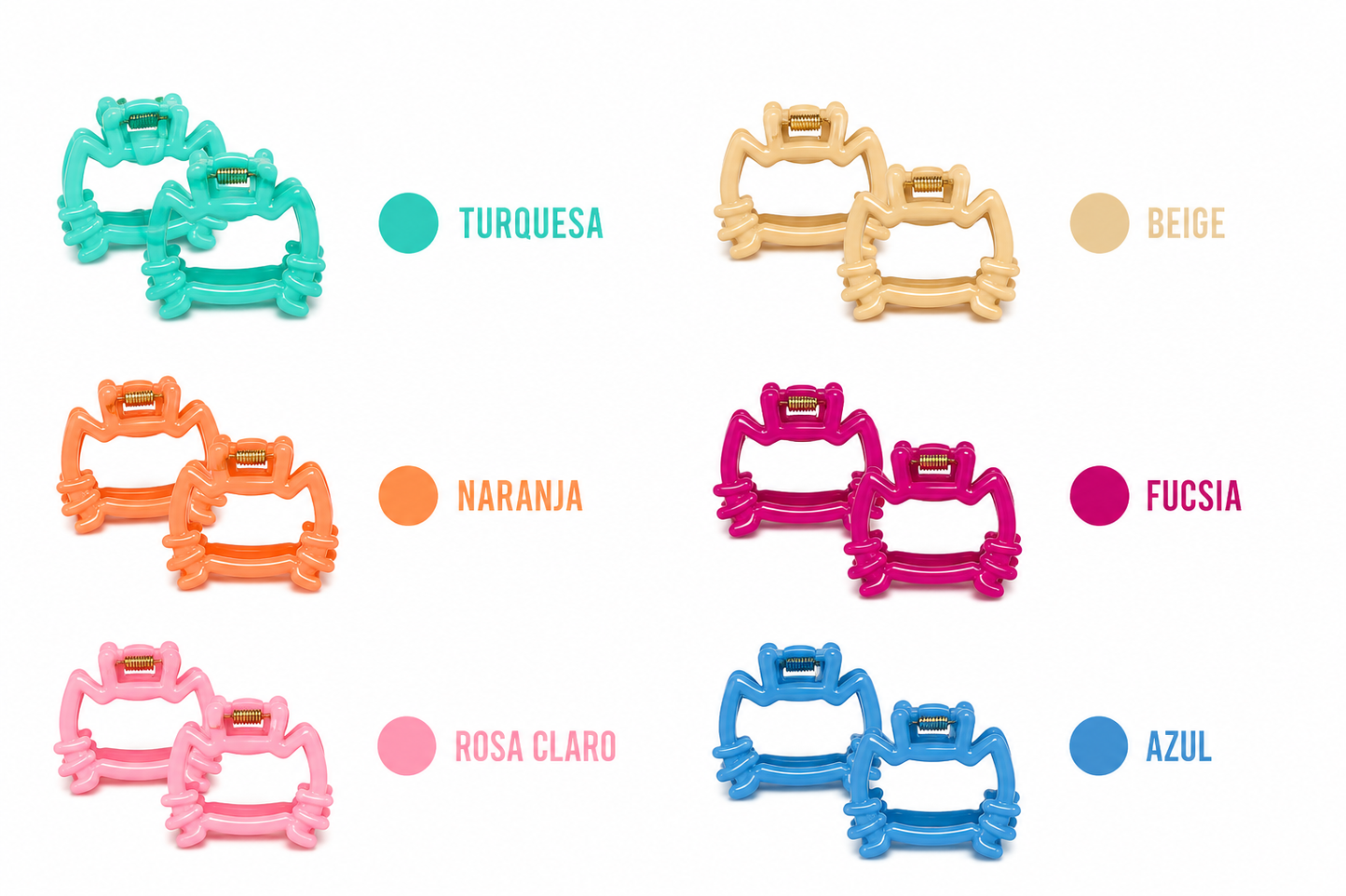 Kitty Claw Hair Clips