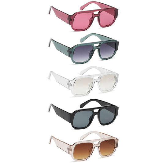 Plain Modern Square Sunglasses