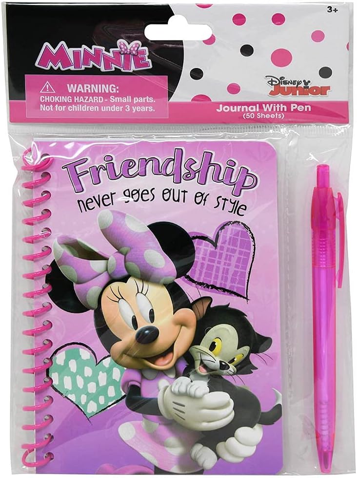 Minnie Spiral Notebook with Pen