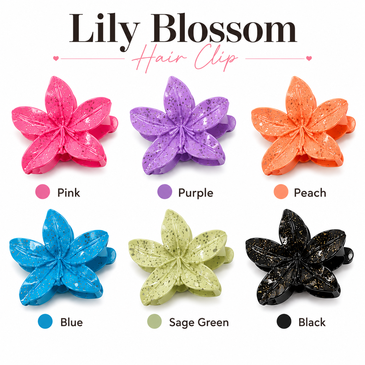 Lily Blossom Hair Clip