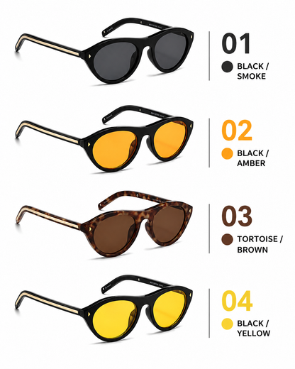 Round Line Design Sunglasses
