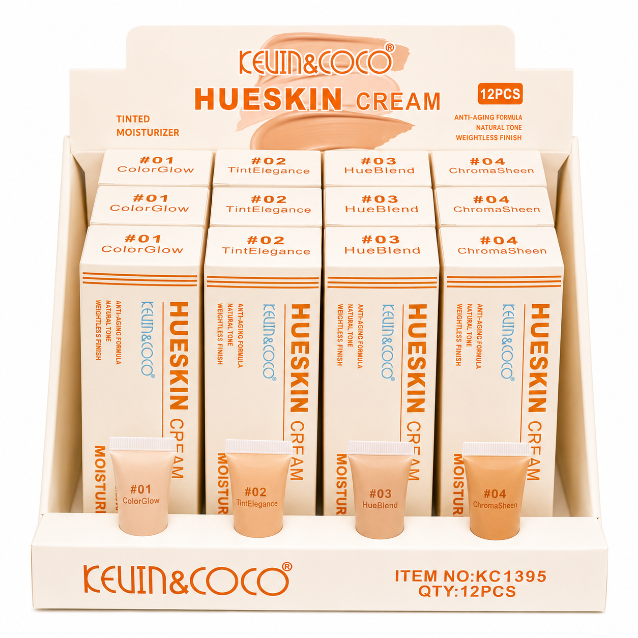 KEVIN AND COCO HUESKIN CREAM