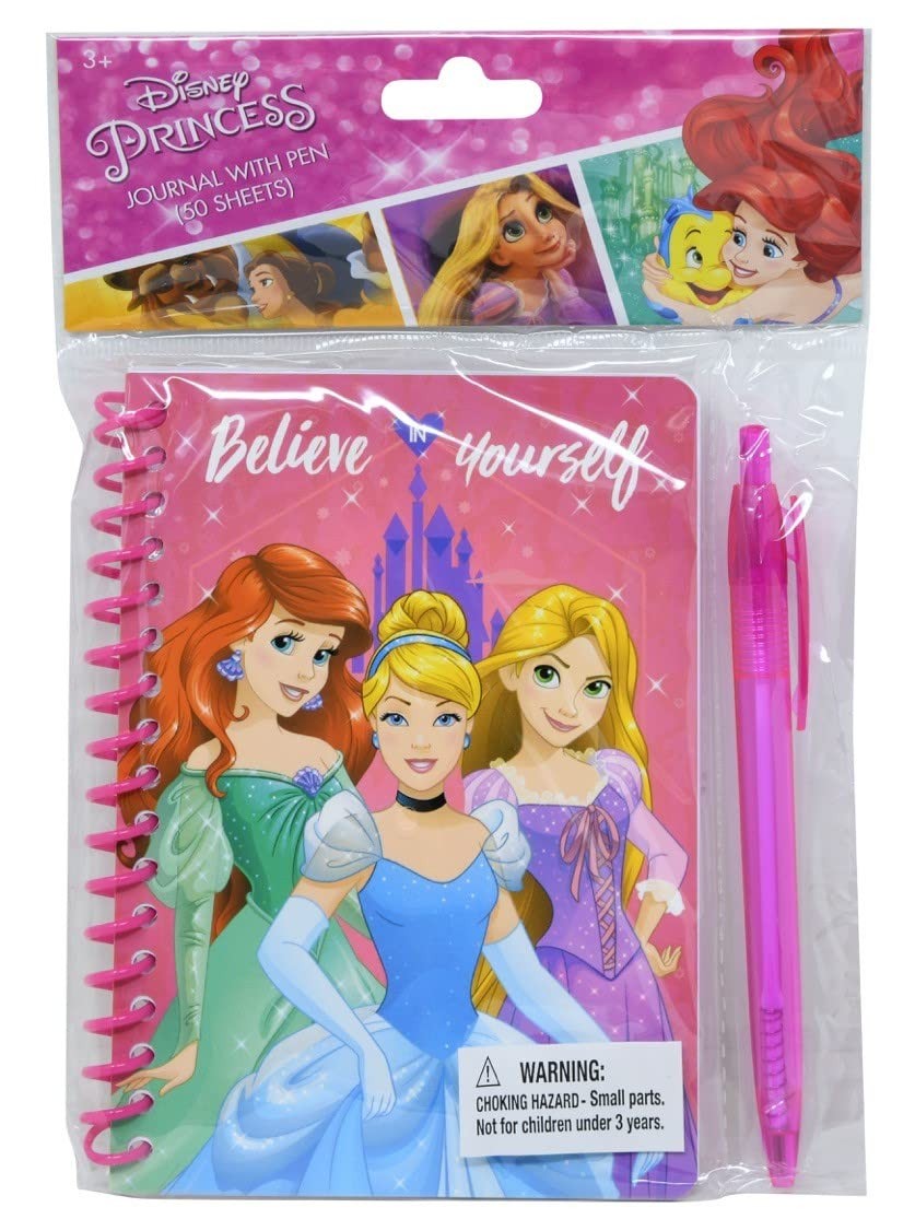 Princess Spiral Notebook with Pen