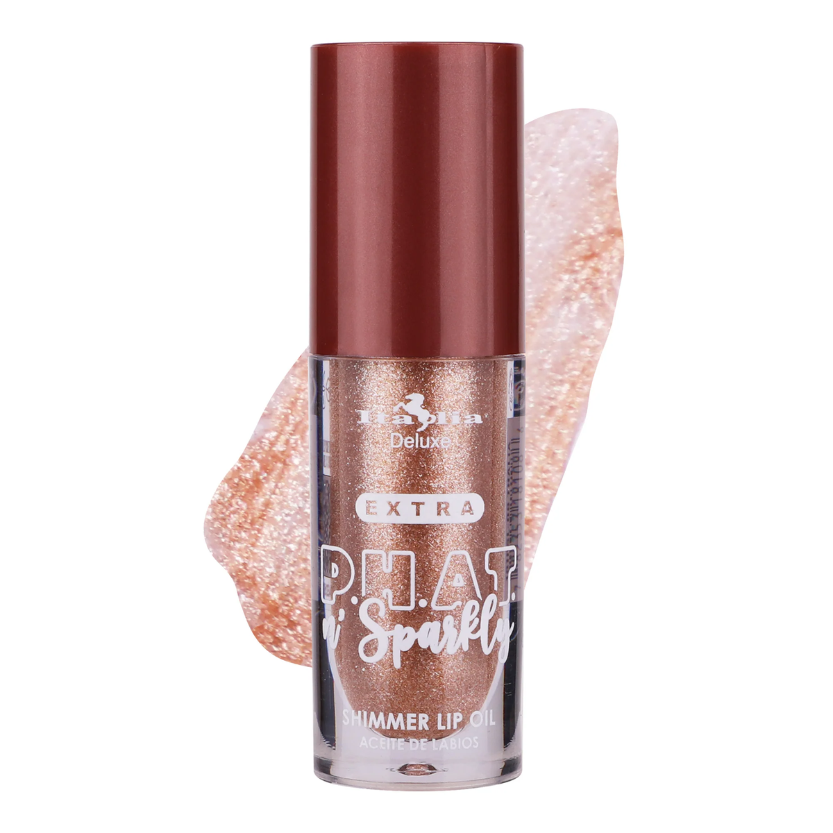 Italia Deluxe Aceite Labial Voluminizador con Brillo – Shimmer Lip Oil