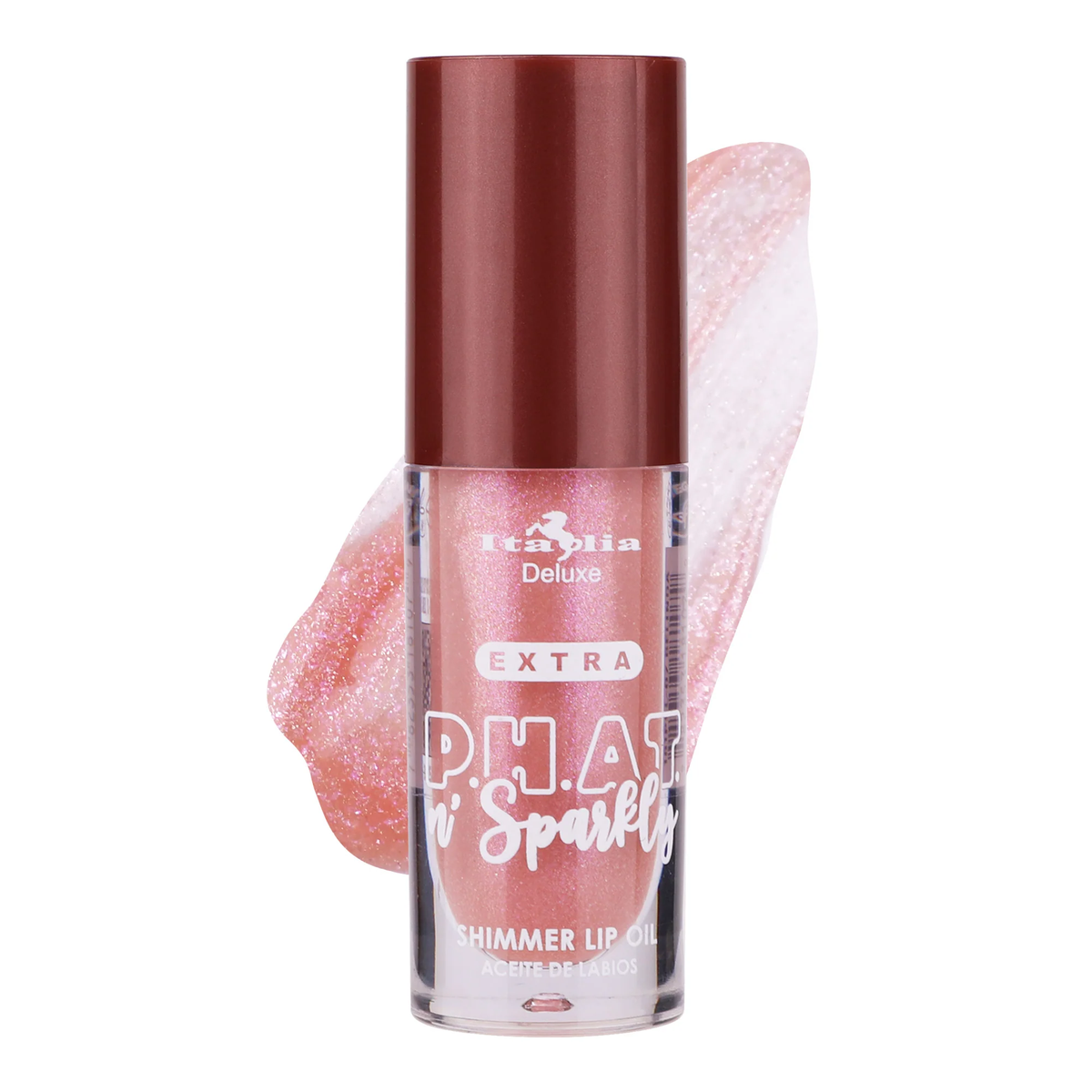 Italia Deluxe Aceite Labial Voluminizador con Brillo – Shimmer Lip Oil