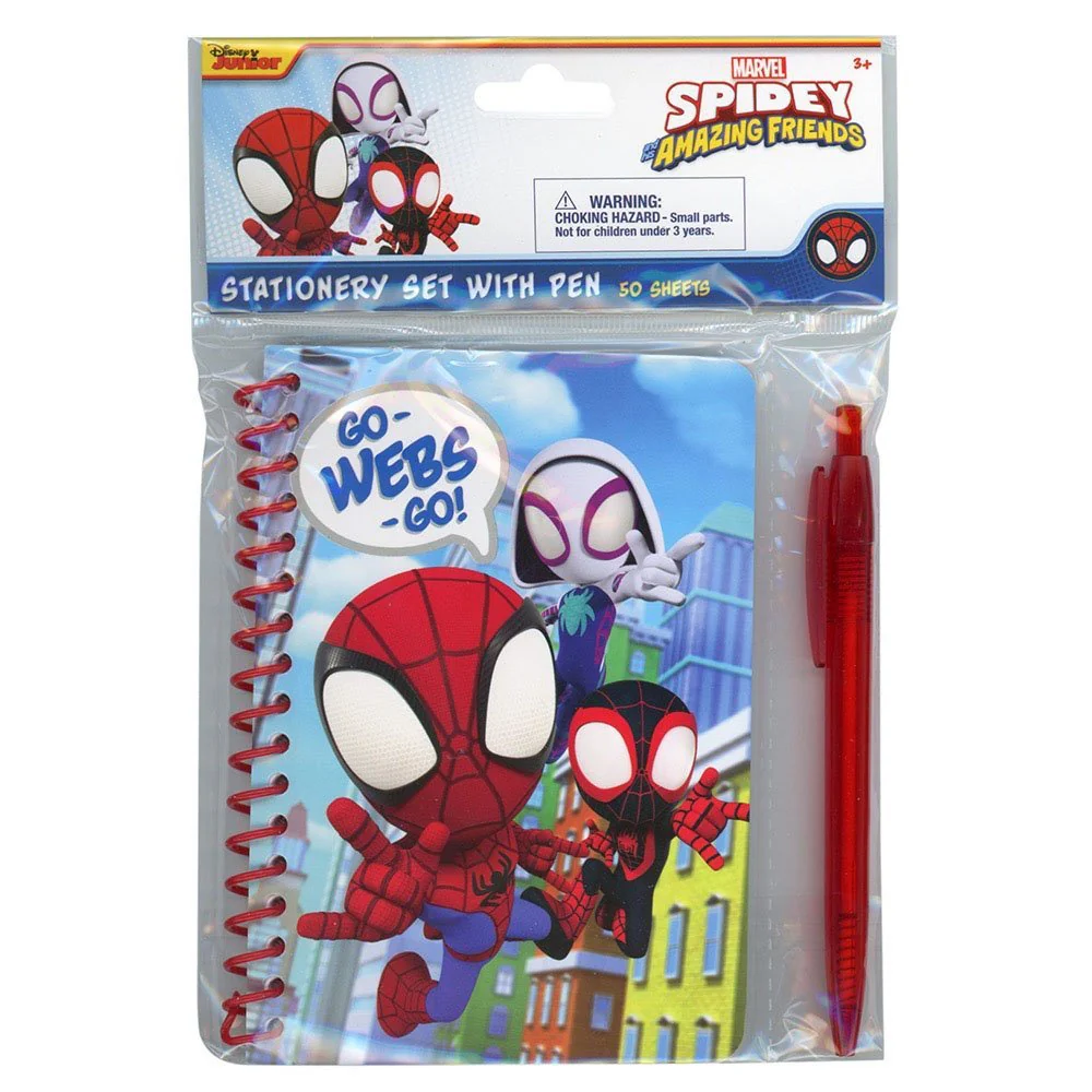 Spidey & Friends Spiral Notebook with Pen