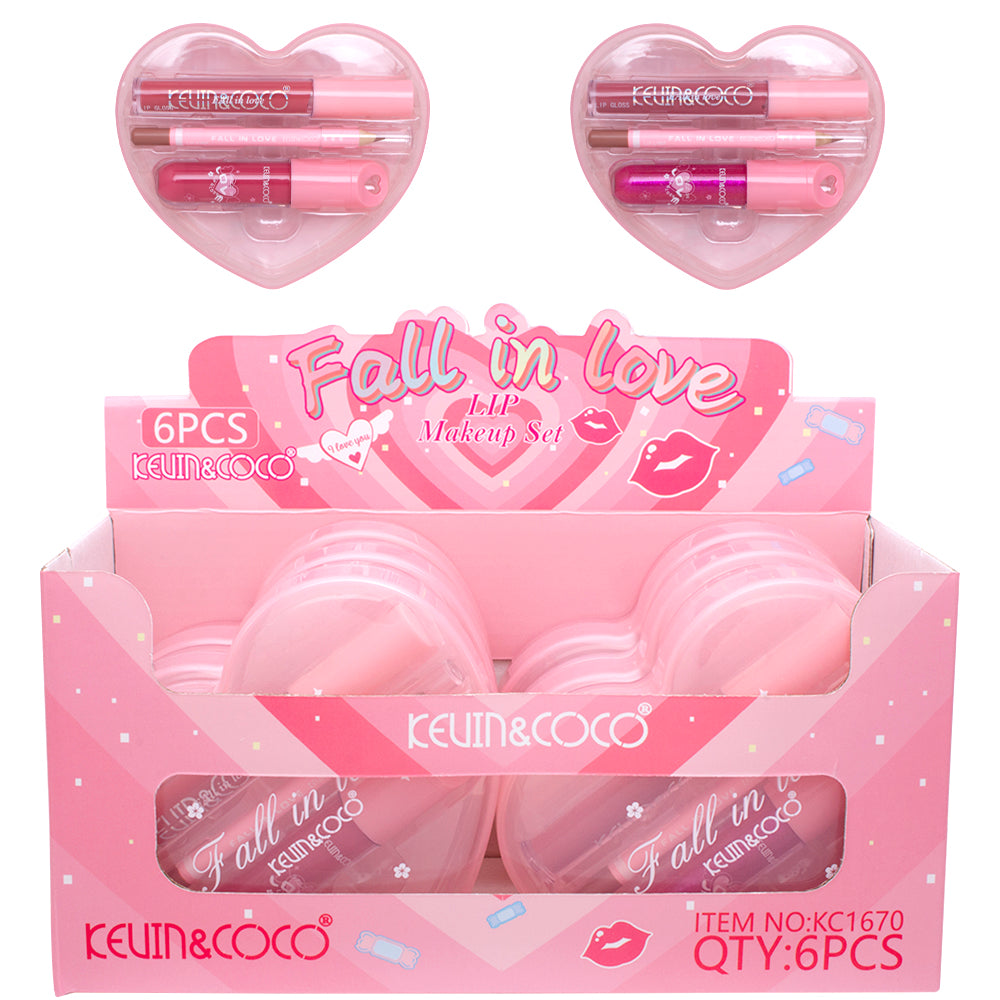 KEVIN AND COCO FALL IN LOVE LIP MAKEUP SET