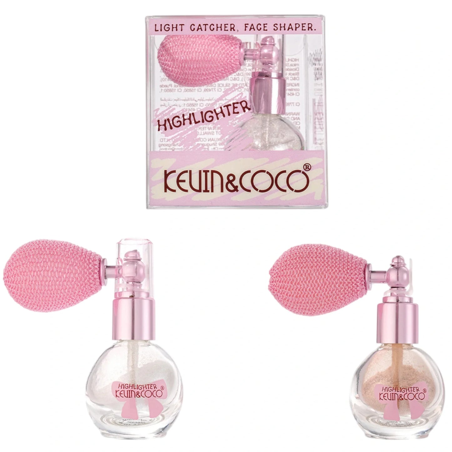 KEVIN AND COCO LIGHT CATCHER FACE SHAPER HIGHLIGHTER
